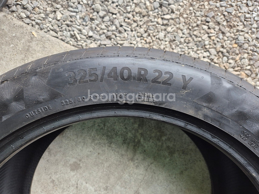 285 45 22 325 40 22 컨티 스포츠컨택6 타이어한대분--1