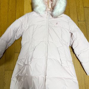(세탁완료)네파키즈 여아 덕다운패딩 155