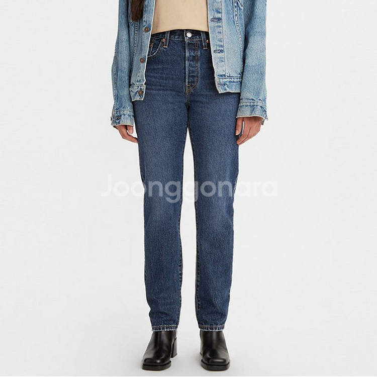 리바이스 501 여성 데님 청바지 27 / 리던 가니 토템 던스트 파사드패턴--0