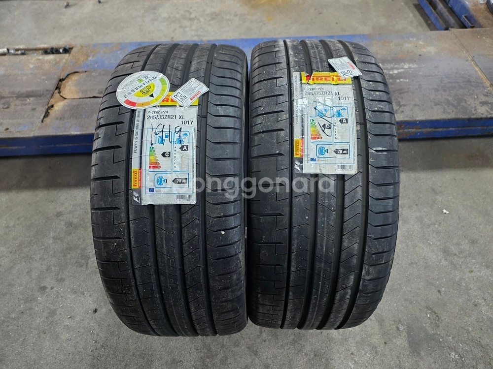 [중고타이어] 265 35 21 피렐리 신품타이어 2본--0