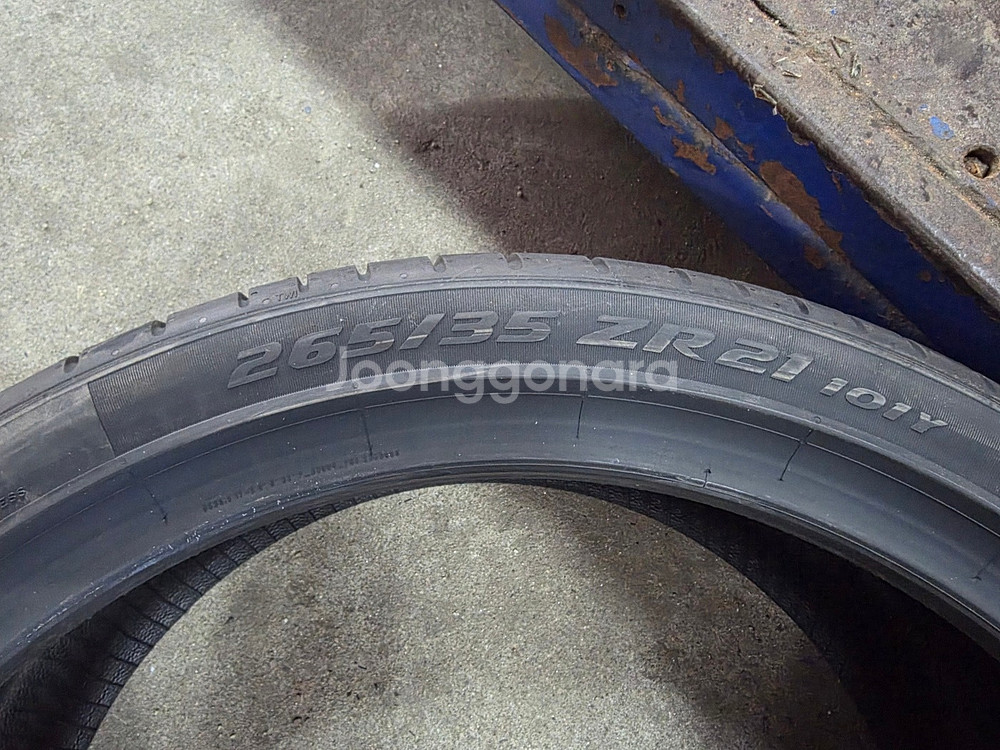 [중고타이어] 265 35 21 피렐리 신품타이어 2본--4