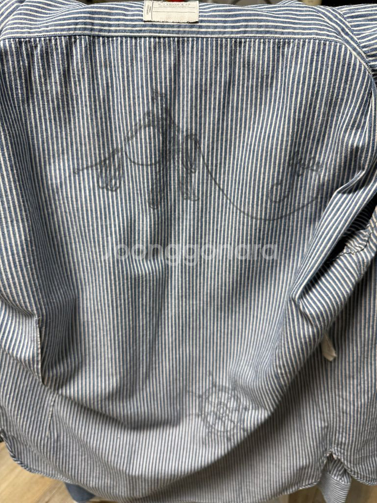 올드조 스트라이프 워크셔츠 oldjoe--3