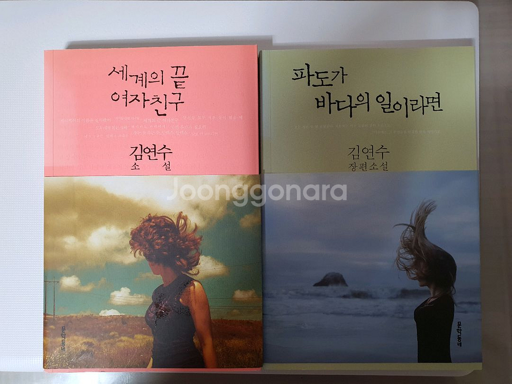 드라마 남자친구 속 도서[세계의끝 여자친구&파도가바다의일이라면] 판매--0