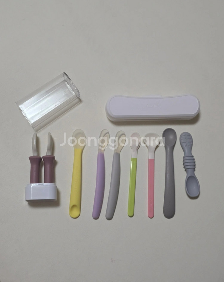 (일괄) 블루마마 자기주도 이유식 스푼 숟가락--0
