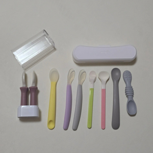 (일괄) 블루마마 자기주도 이유식 스푼 숟가락