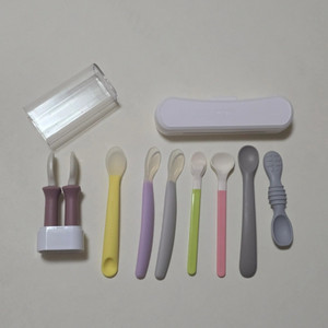 (일괄) 블루마마 자기주도 이유식 스푼 숟가락