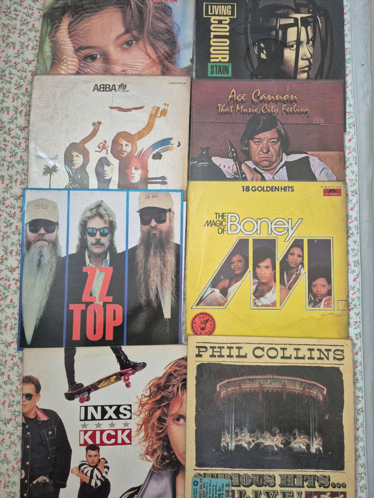 레코드판 세트 일괄 이미지