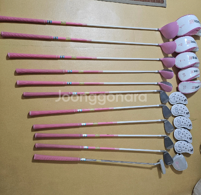 여성용 핑크 골프채 풀세트 racks 드라이버 아이언--1