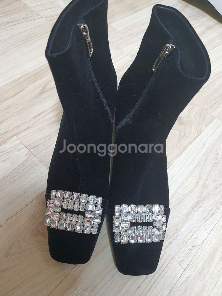 (네고가능)여성 새상품 검정250 워커부츠(상태양호)--0