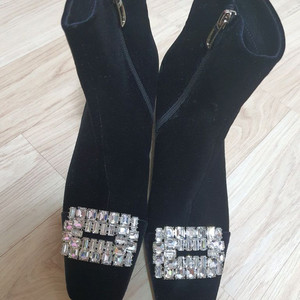 (네고가능)여성 새상품 검정250 워커부츠(상태양호)