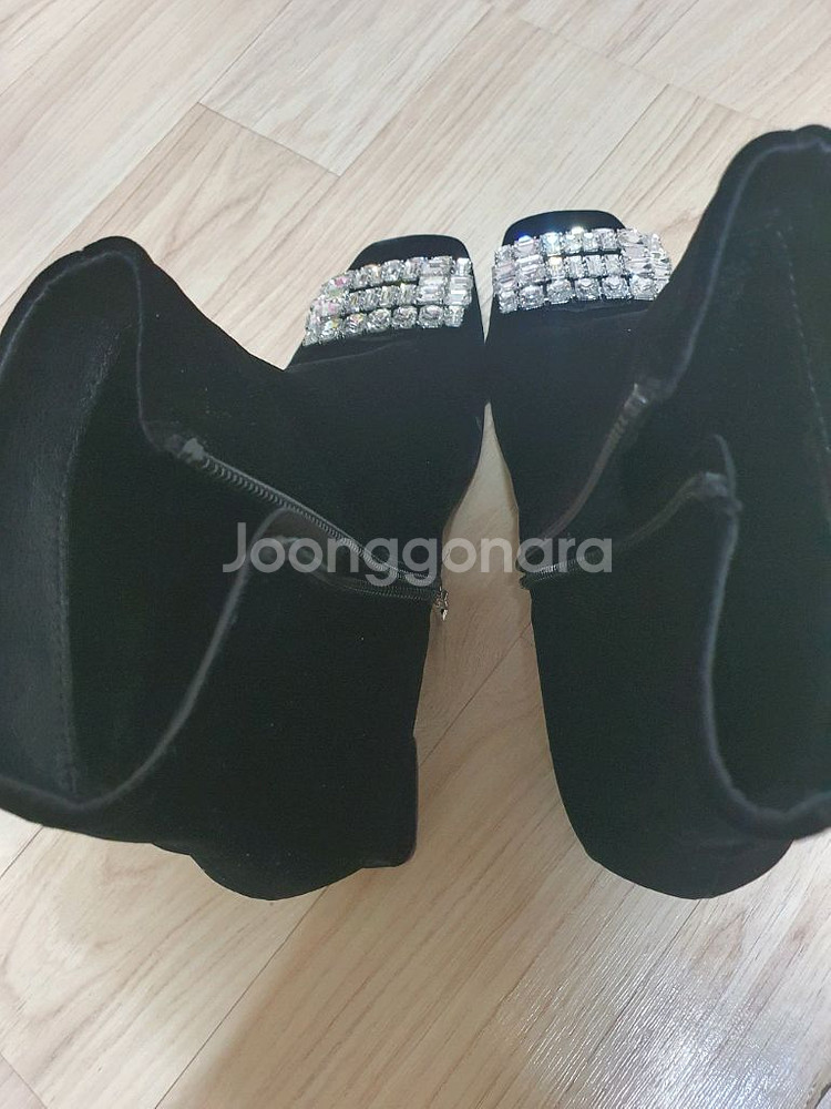 (네고가능)여성 새상품 검정250 워커부츠(상태양호)--4