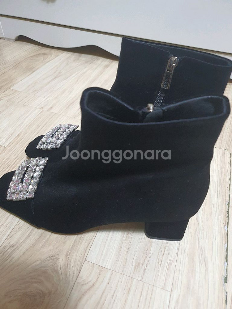 (네고가능)여성 새상품 검정250 워커부츠(상태양호)--5