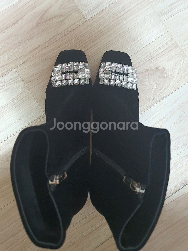 (네고가능)여성 새상품 검정250 워커부츠(상태양호)--6