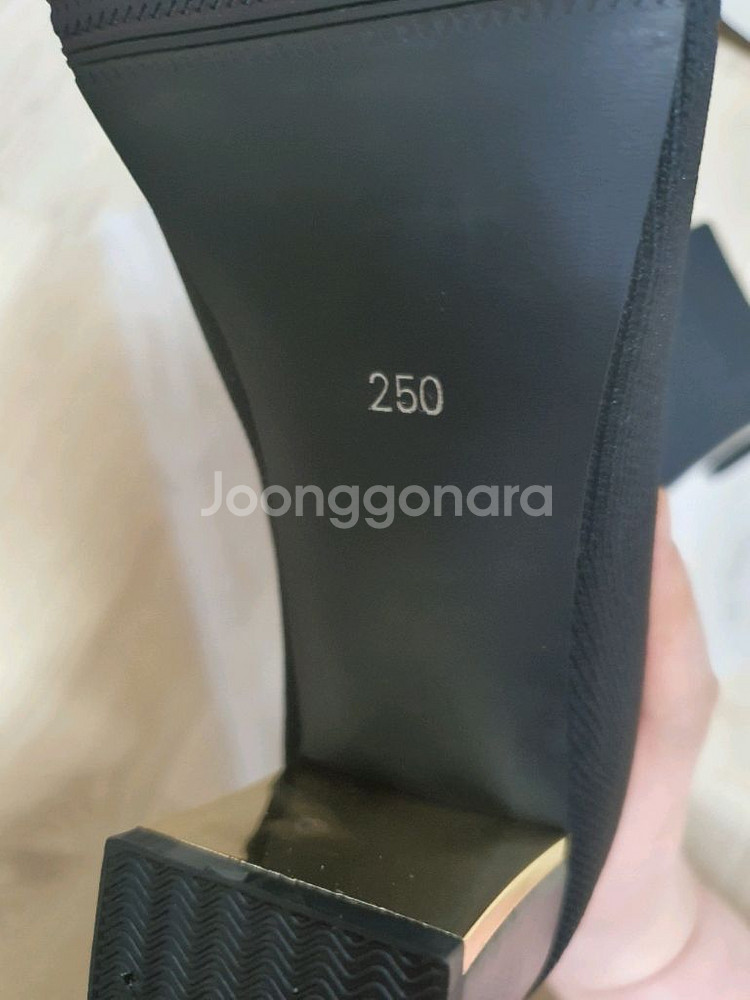 (네고가능)여성 새상품 검정250 워커부츠(상태양호)--2