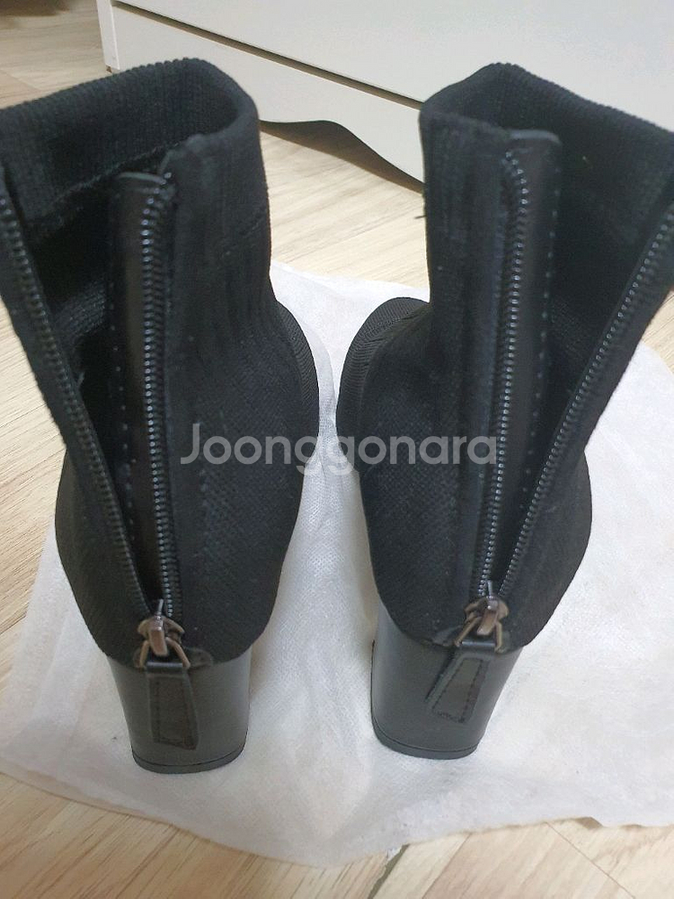(네고가능)여성 새상품 검정250 워커부츠(상태양호)--5