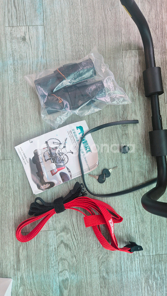 비앤비 랙 자전거 캐리어 2대용 트렁크거치대--5