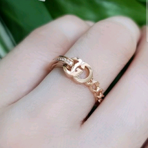 14k 로즈골드 반지 18호