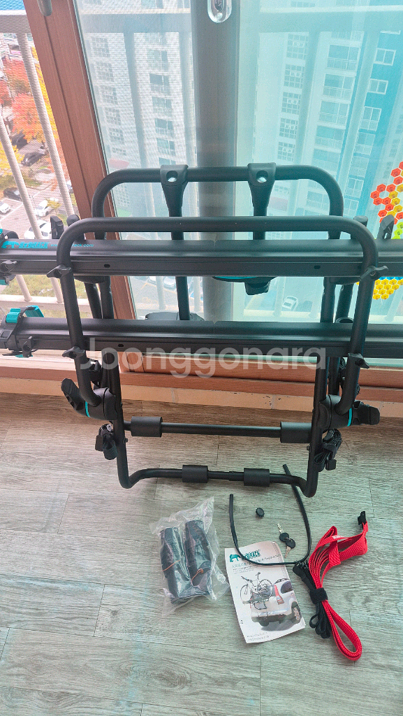 비앤비 랙 자전거 캐리어 2대용 트렁크거치대--3