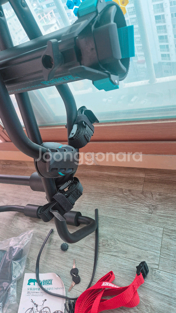 비앤비 랙 자전거 캐리어 2대용 트렁크거치대--4