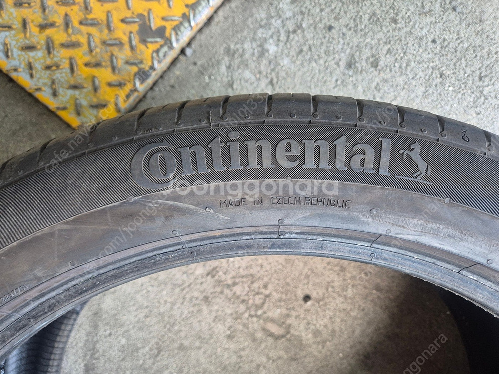 [중고타이어] 285 40 22 컨티 스포츠컨택5 타이어 한대분 ​--4