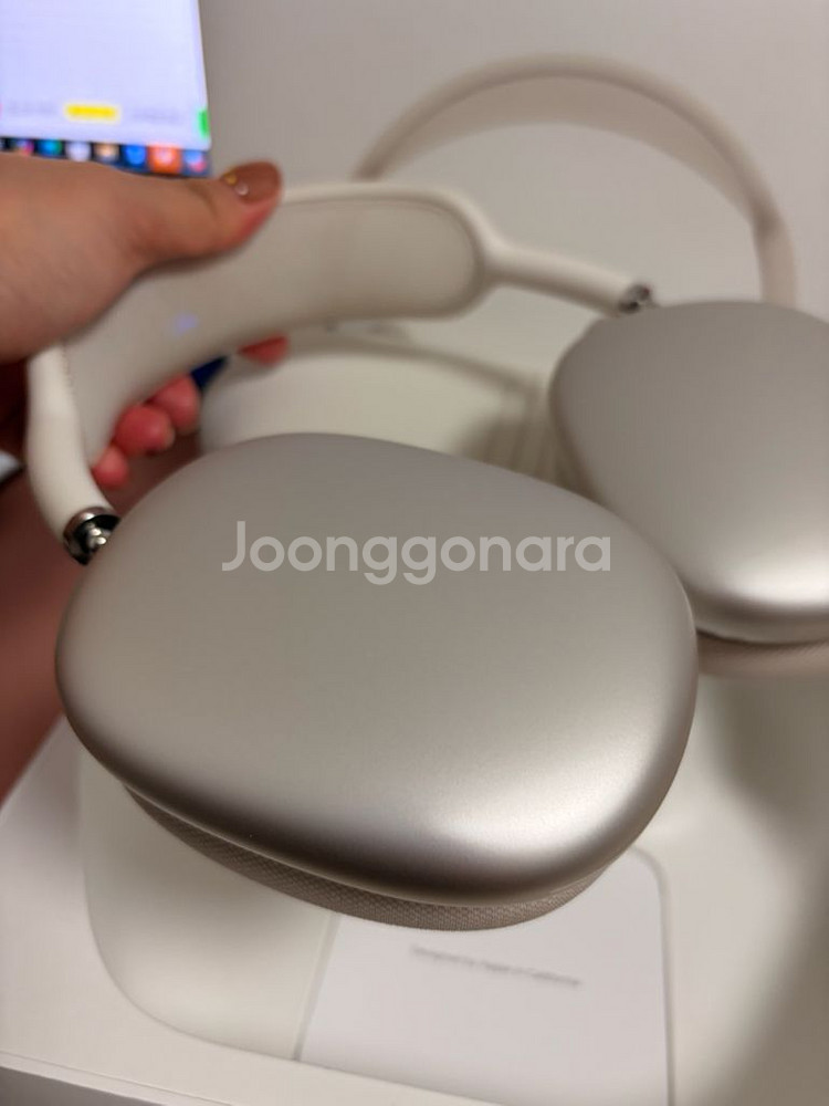 S급 에어팟 맥스 스타라이트 c타입 풀박스 애플정품--1