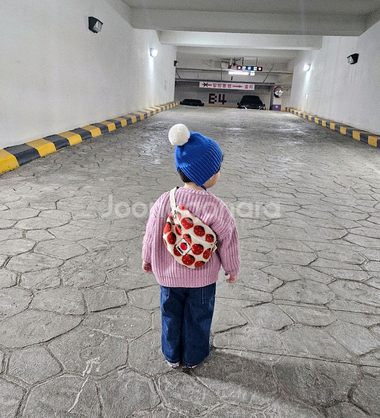 아기 니트 비니 모자 2개 세트--6