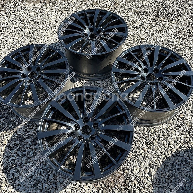 [중고휠] 19인치 마세라티 콰트로 포르테 유광블랙 순정휠--0