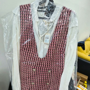 마쥬 트위드 블라우스 원피스세트