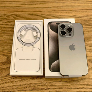 아이폰 15프로 256 리퍼 미사용 폰 판매합니다
