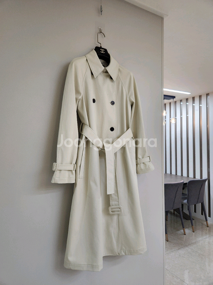 띠어리 본드 트윌 클래식 트렌치코트 0사이즈(국내44~55사이즈)--6