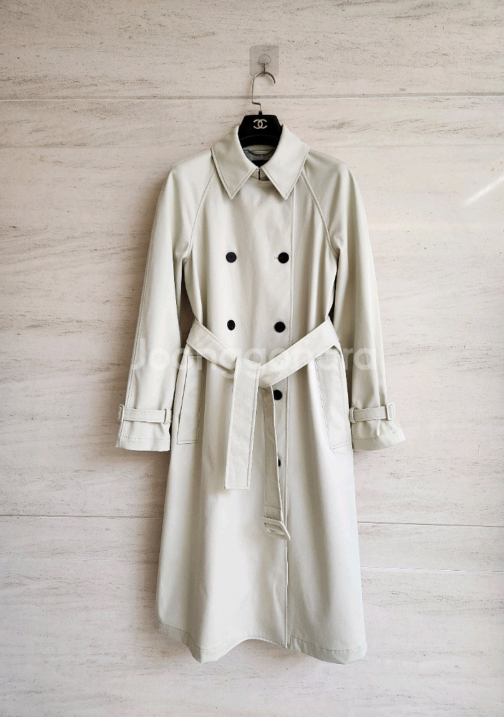 띠어리 본드 트윌 클래식 트렌치코트 0사이즈(국내44~55사이즈)--4