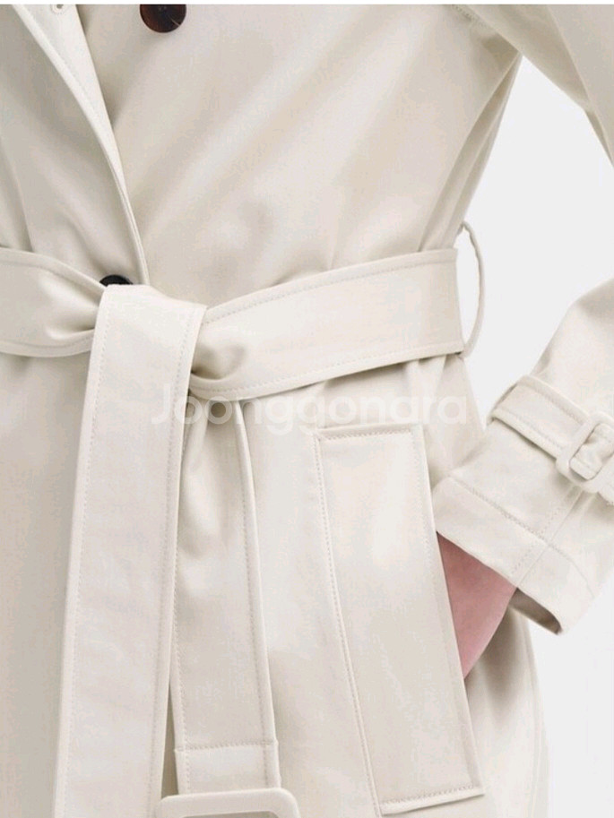 띠어리 본드 트윌 클래식 트렌치코트 0사이즈(국내44~55사이즈)--3