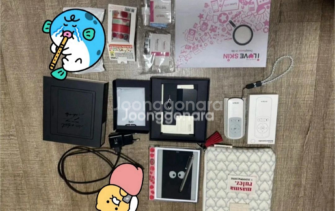 오닉스 페이지7인치 흑백(리더기) 외 풀세트 급처--0