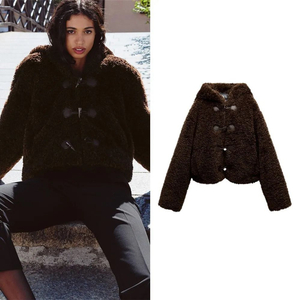 (상태 최상) 자라 ZARA 시어링 퍼 토글 자켓 (s)