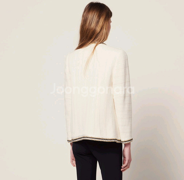 산드로 트위드 자켓 55사이즈--4