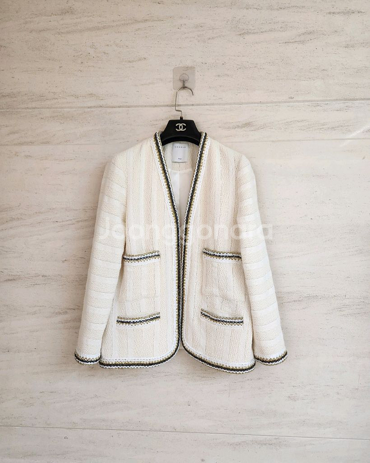 산드로 트위드 자켓 55사이즈--5