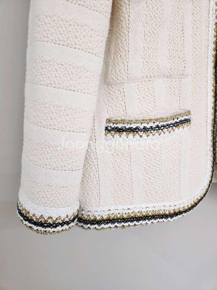 산드로 트위드 자켓 55사이즈--7