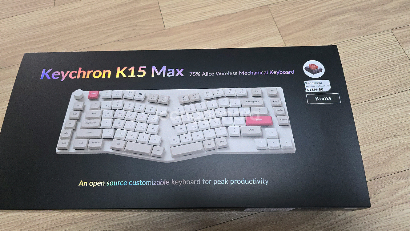 키크론K15 PRO MAX #기계식 키보드 #저소음적축 #로우프로파일 #인체공학--0