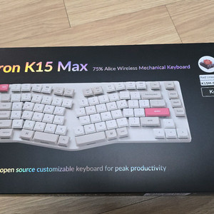 키크론K15 PRO MAX #기계식 키보드 #저소음적축 #로우프로파일 #인체공학