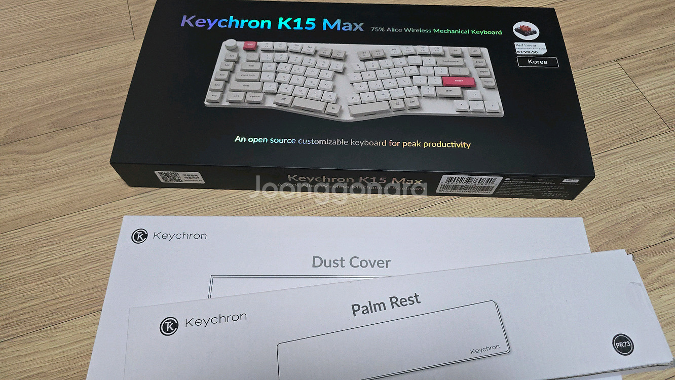 키크론K15 PRO MAX #기계식 키보드 #저소음적축 #로우프로파일 #인체공학--5