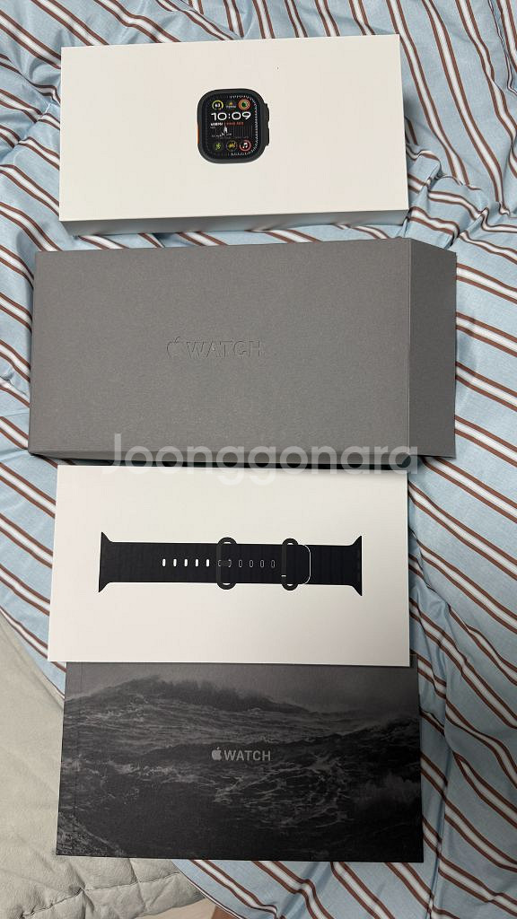 애플워치 울트라2 블랙에디션 팝니다 애플케어26/10/16--4