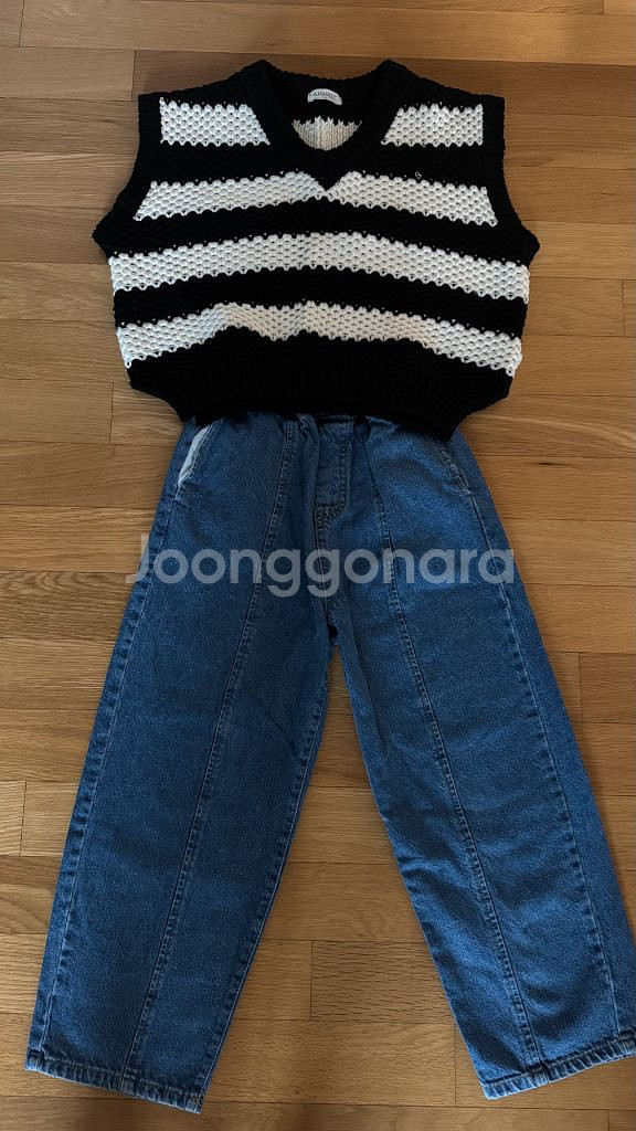 여아 조끼 치마 청바지 소이주니어--4