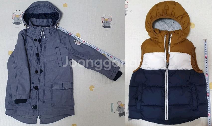 남아 여아 아우터 사계절 가디건 바람막이 청자켓 롱패딩--0