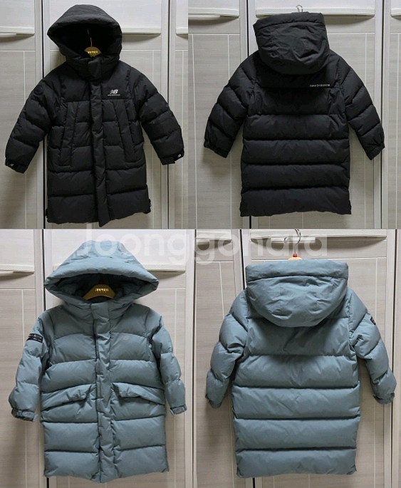 남아 여아 아우터 가디건 누빔점퍼 롱패딩 플리스집업--3