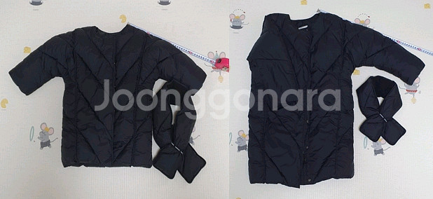 남아 여아 아우터 가디건 누빔점퍼 롱패딩 플리스집업--4