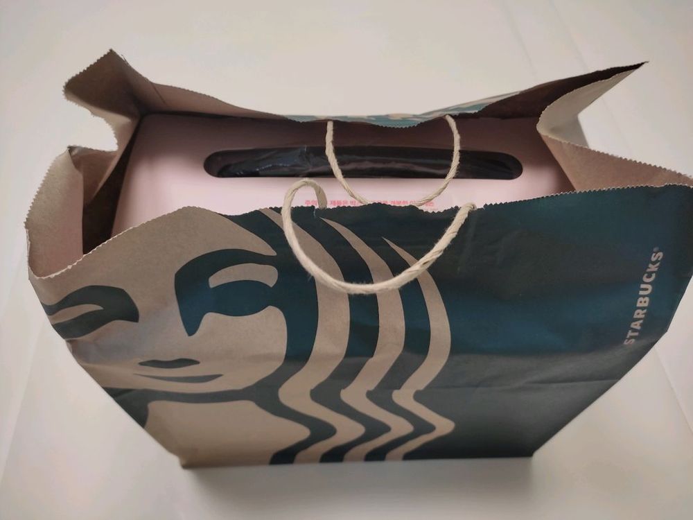 스타벅스 프리퀀시 정품 레디백 핑크 이미지