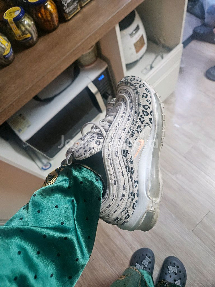 나이키 에어맥스 97 SE 호피 무늬 운동화--3