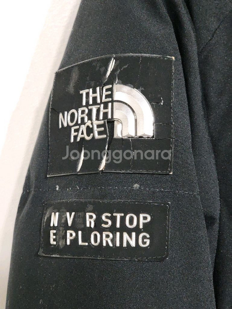 (S) 노스페이스 롱패딩 점퍼 블랙 거위털 구스다운 코트--4