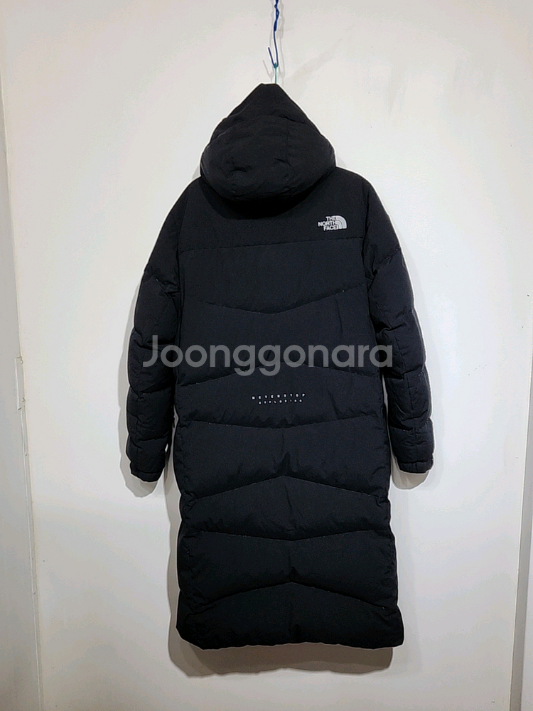 (S) 노스페이스 롱패딩 점퍼 블랙 거위털 구스다운 코트--6