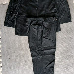 양복한벌 상하 마의 검정색 추동복